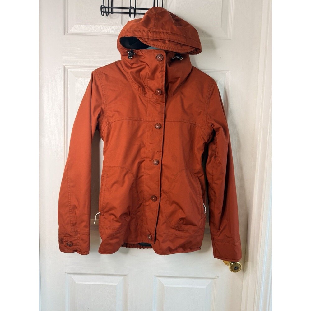 HOLDEN Outerwear Women's Size  XS Snowboard Ski Jacket Hooded Rust Orange